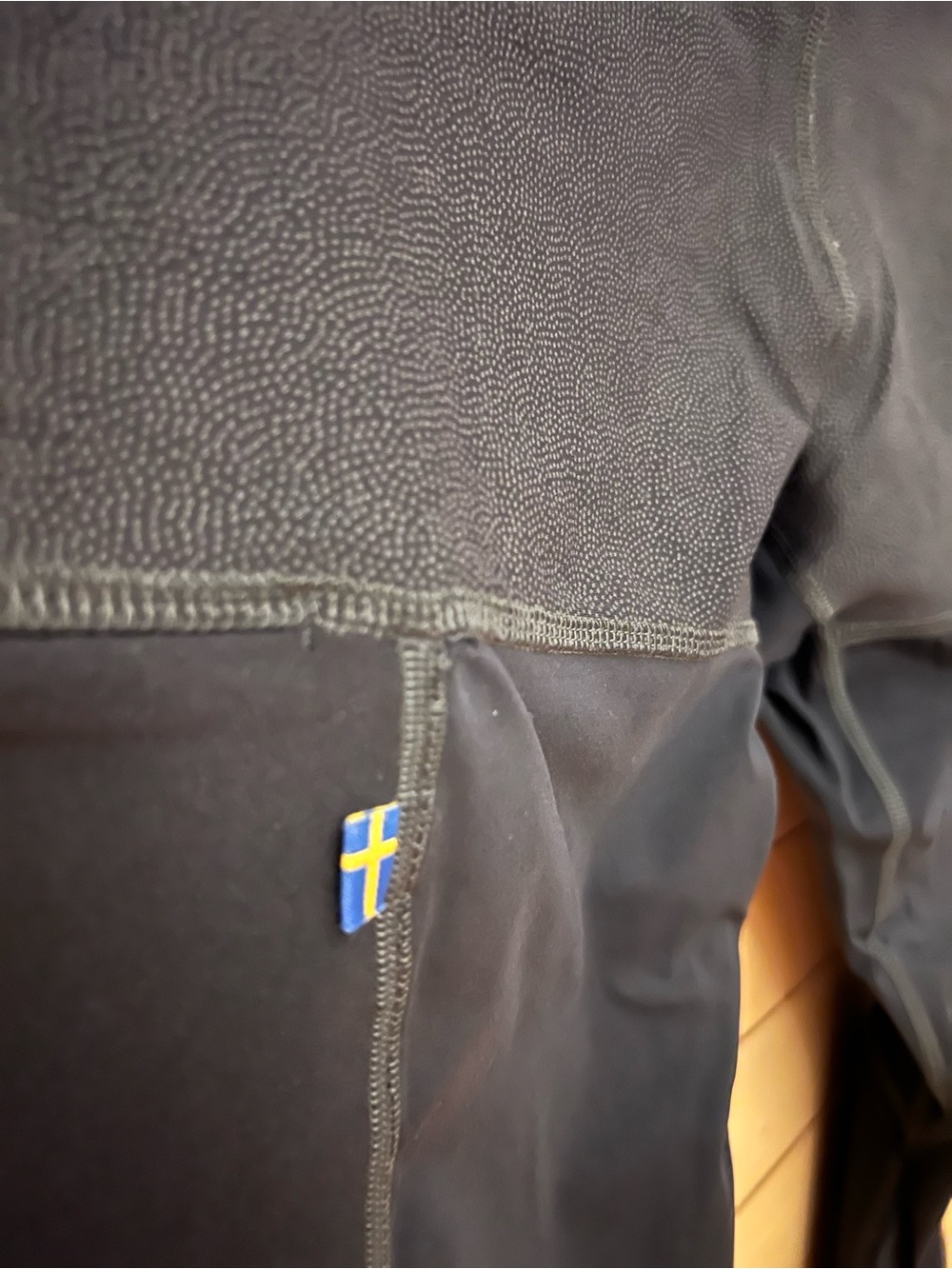 Fjallraven Black Women's Leggings with Cell Phone Side Pocket - Picture 7 of 12